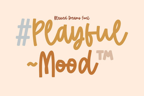 Blessed Dreams Font yumnatype 