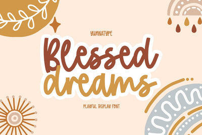 Blessed Dreams Font yumnatype 