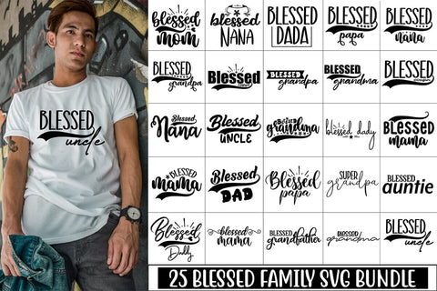 Blessed Family SVG Bundle, Blessed SVG SVG orpitasn 