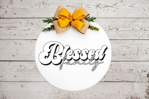 Blessed family SVG SVG DESIGNISTIC 