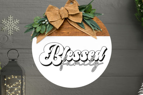 Blessed family SVG SVG DESIGNISTIC 