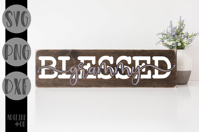 Blessed Grammy, SVG, PNG, DXF SVG Adeline&co 