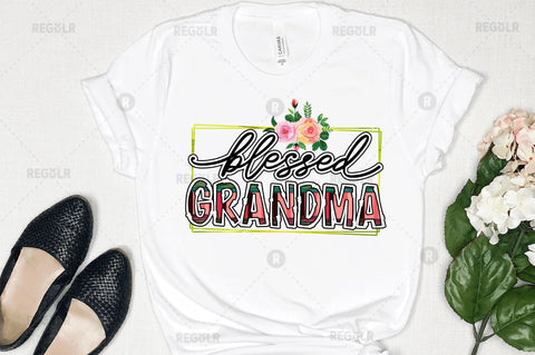 Blessed grandma Sublimation Design Sublimation Regulrcrative 