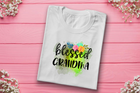 Blessed Grandma Sublimation I Mothers Day Sublimation Sublimation Happy Printables Club 