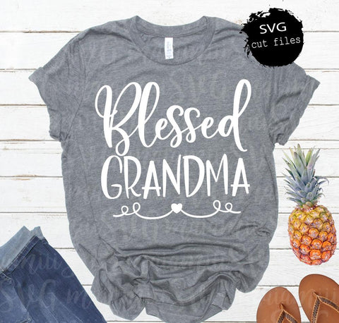 Blessed Grandma svg, Blessed Nana svg, Mama svg, Nana svg, Family svg, Best Grandma Svg Files For Cricut And Silhouette SVG MaiamiiiSVG 