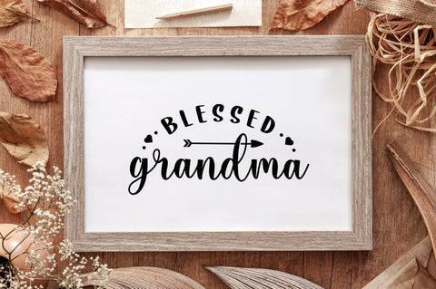 Blessed Grandma SVG Design SVG futivesvg 