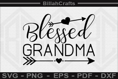 Blessed Grandma SVG File SVG BillahCrafts 