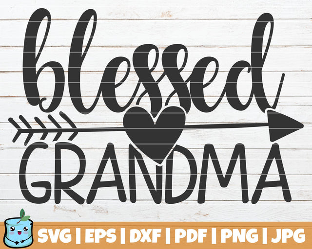 Blessed Grandma SVG MintyMarshmallows 