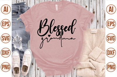 blessed grandma svg SVG nirmal108roy 