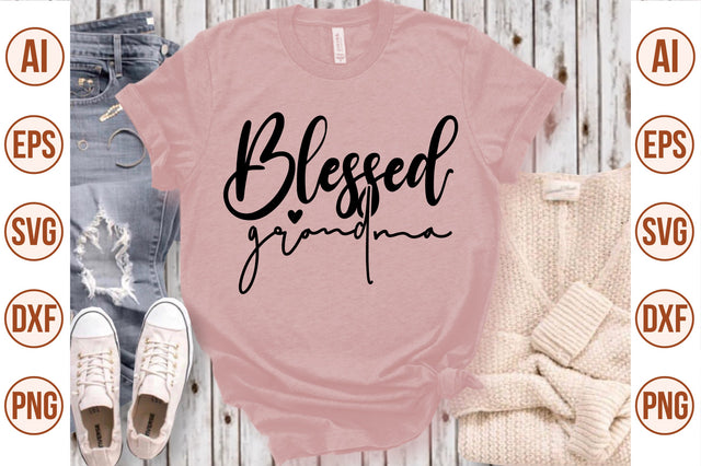 blessed grandma svg SVG nirmal108roy 