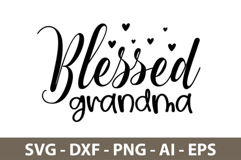 blessed grandma svg SVG nirmal108roy 