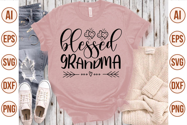 blessed grandma svg SVG nirmal108roy 