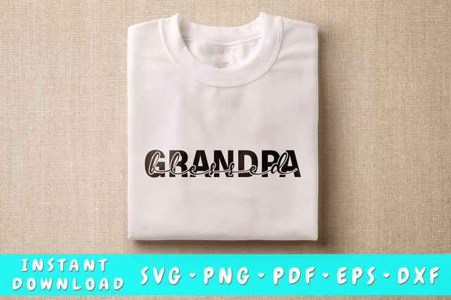 Blessed Grandpa SVG SVG HappyDesignStudio 