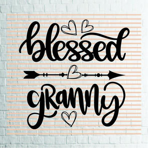 Blessed Granny (1) Svg Png Dxf Eps File SVG Artstoredigital 