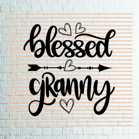 Blessed Granny (1) Svg Png Dxf Eps File SVG Artstoredigital 