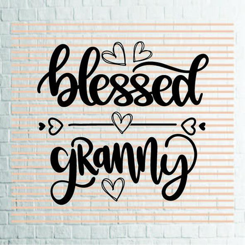 Blessed Granny (1) Svg Png Dxf Eps File SVG Artstoredigital 