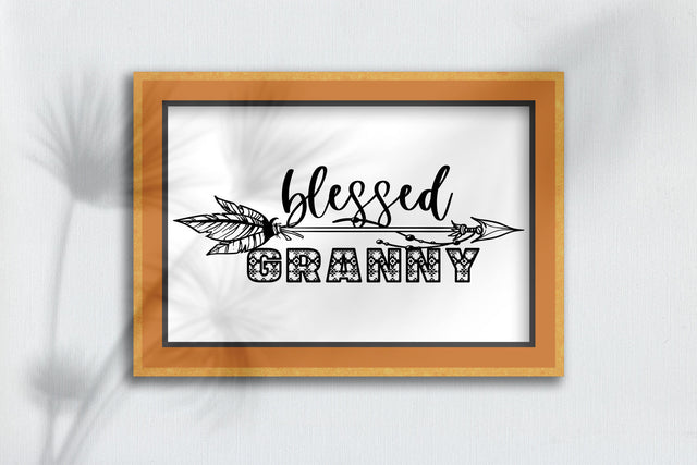 Blessed Granny Aztec SVG File Free For Commercial Use SVG Sintegra 