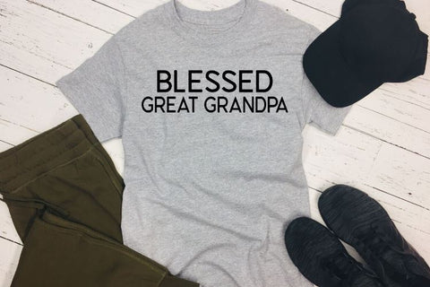 Blessed Great Grandpa SVG Good Morning Chaos 