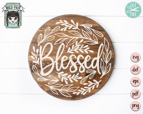 Blessed Leaves SVG Wild Pilot 