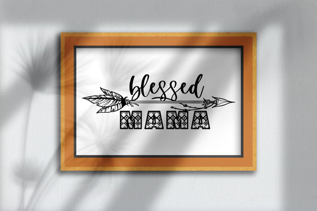 Blessed Mama Aztec SVG File Free For Commercial Use SVG Sintegra 