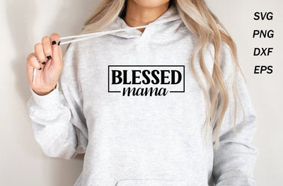 Blessed mama, mom svg, mom svg design, mom svg cut file SVG MD mominul islam 