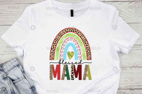 Blessed mama Sublimation Design Sublimation Regulrcrative 