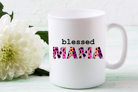 Blessed Mama Sublimation I Mothers Day Sublimation Design Sublimation Happy Printables Club 
