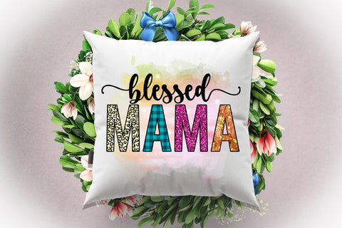 Blessed Mama Sublimation I Mothers Day Sublimation Sublimation Happy Printables Club 