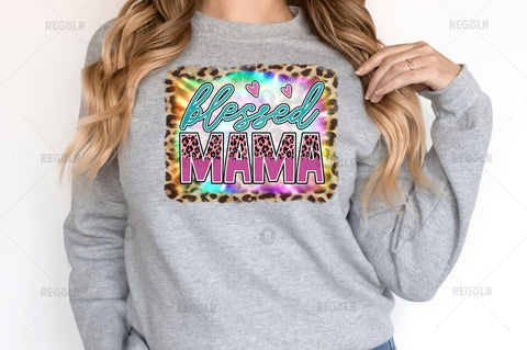 Blessed Mama Sublimation PNG Sublimation Regulrcrative 