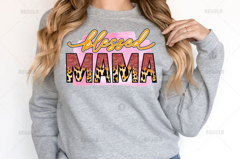 Blessed Mama Sublimation PNG Sublimation Regulrcrative 