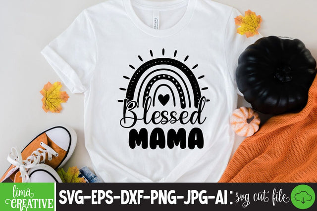 Blessed Mama SVG Cute File SVG Insomnia Std 
