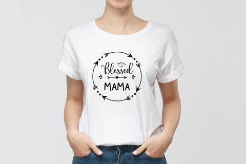 Blessed mama svg, Mother's Day svg design SVG SmmrDesign 