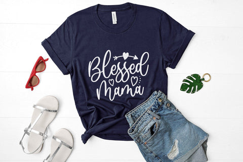Blessed Mama SVG - Mothers day SVG File SVG CraftLabSVG 