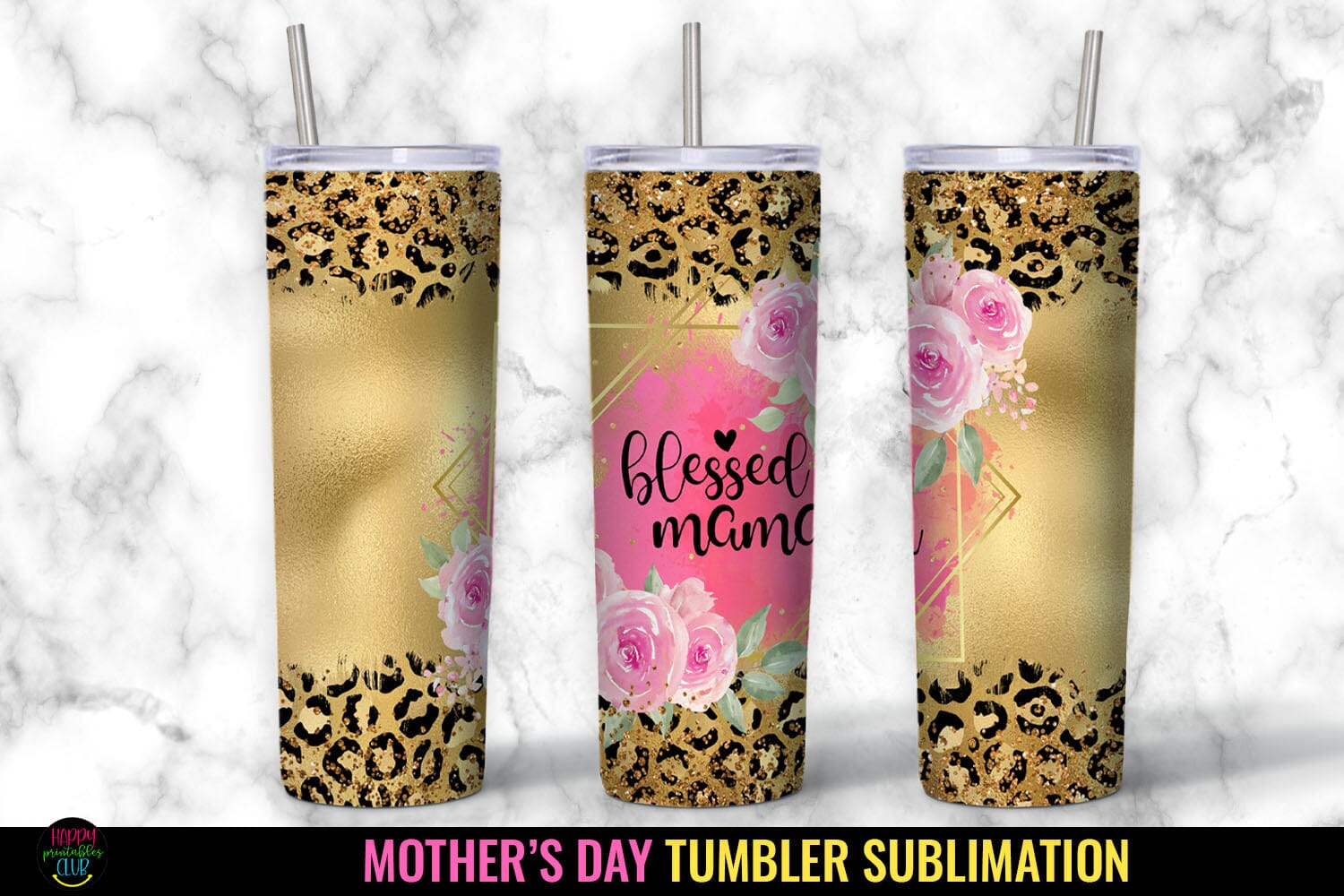 Blessed Mom Tumbler - Sublimation Tumbler
