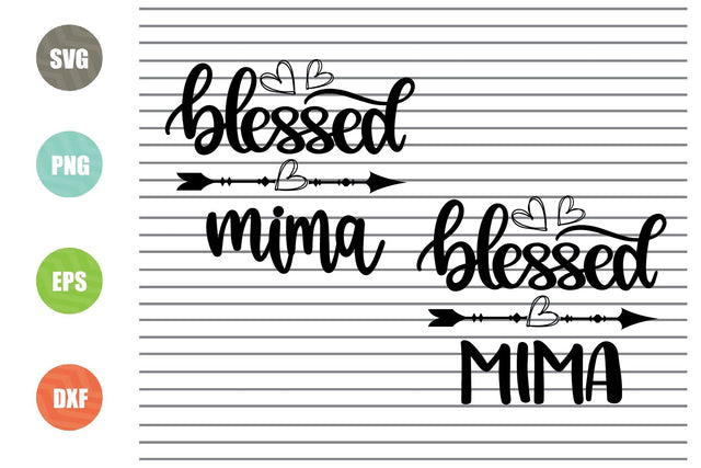 Blessed Mima Svg Png Dxf Eps File SVG Artstoredigital 