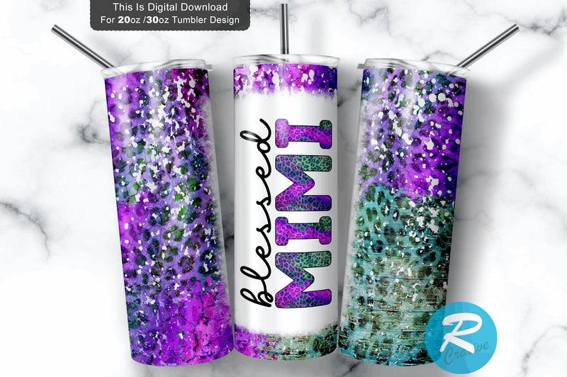 Blessed mimi 20 oz / 30 oz Tumbler PNG Sublimation Regulrcrative 