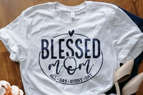 Blessed Mom Svg Png Files, Mom Svg, Mothers Day Svg, Mom Life Svg, Mom Vibes Svg, Mom Mode Svg, Mom Shirt Svg, Girl Mom Svg, Boy Mom Svg SVG DesignDestine 