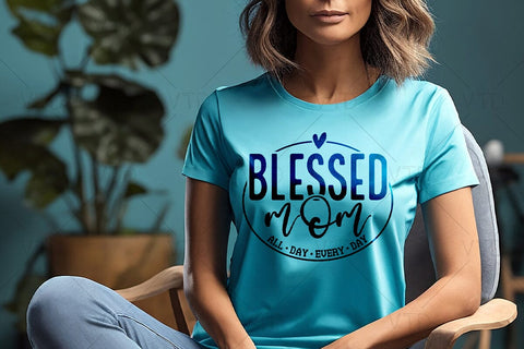 Blessed Mom Svg Png Files, Mom Svg, Mothers Day Svg, Mom Life Svg, Mom Vibes Svg, Mom Mode Svg, Mom Shirt Svg, Girl Mom Svg, Boy Mom Svg SVG DesignDestine 