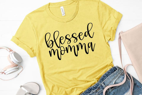 Blessed Momma SVG Good Morning Chaos 