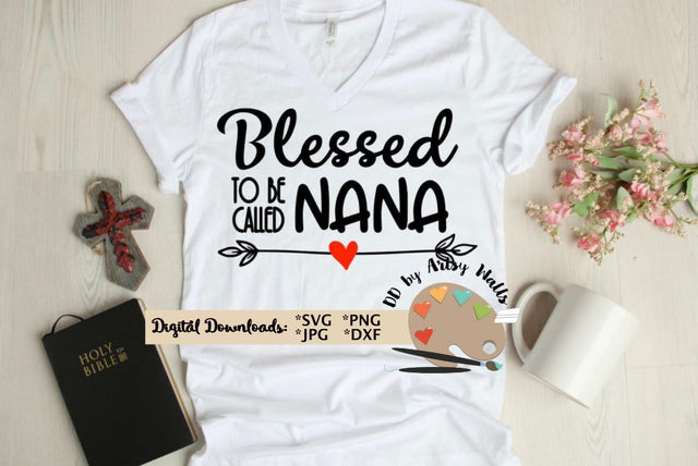 Blessed Nana arrow svg file New Grandma cut file SVG The Artsy Spot 