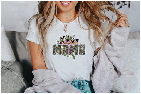 Blessed Nana, Floral Nana Sublimation Sublimation Jagonath Roy 