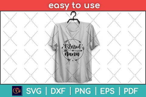 Blessed Nana Mother Day Svg Design SVG artprintfile 