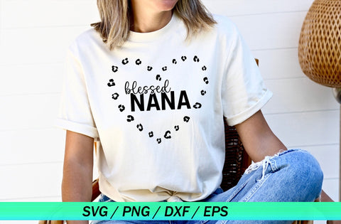 Blessed Nana Svg, Png, Jpg, Dxf, Nana Svg Sayings, Grandma Svg, Nana Shirt Designs, Instant Download, Silhouette Cut file, Cricut Cut File SVG MD mominul islam 