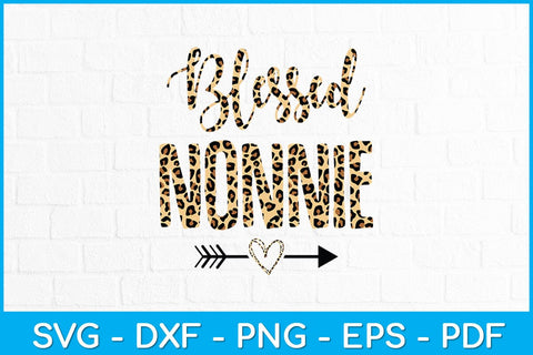 Blessed Nonnie Leopard Mother’s Day 2023 Svg Design SVG artprintfile 