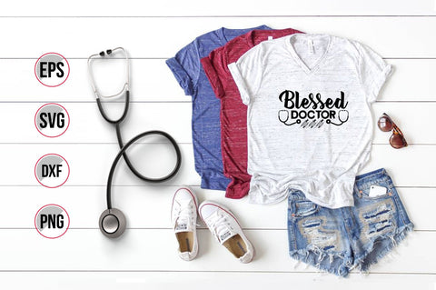 Blessed nurse - Nurse typographic slogan design. SVG uniquesvg99 