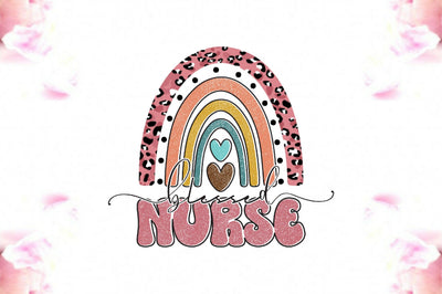 Blessed Nurse Rainbow Sublimation Sublimation Jagonath Roy 