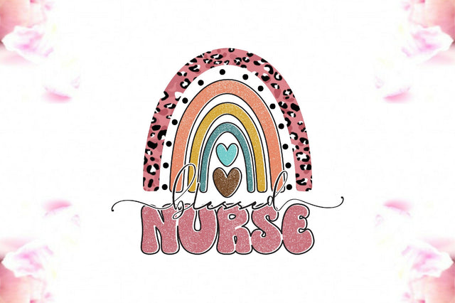 Blessed Nurse Rainbow Sublimation Sublimation Jagonath Roy 