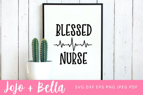 Blessed Nurse Svg, Nurse Svg, Nurse Appreciation Svg, Nurse, SVG, Svg File, Nurse File, Nursing Svg, Virus Svg, hero svg SVG Jojo&Bella 