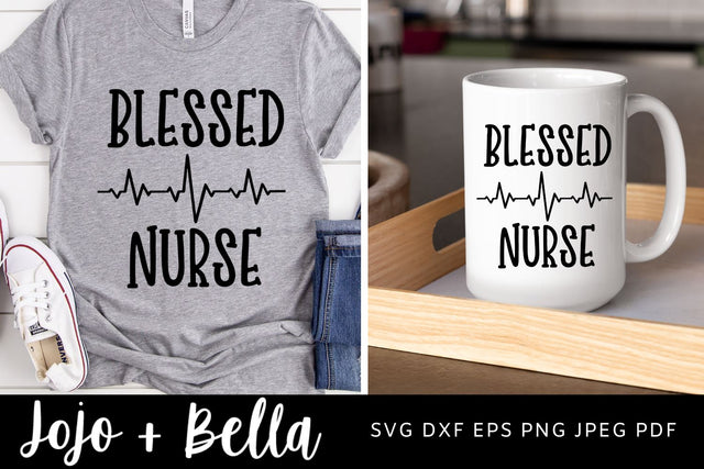 Blessed Nurse Svg, Nurse Svg, Nurse Appreciation Svg, Nurse, SVG, Svg File, Nurse File, Nursing Svg, Virus Svg, hero svg SVG Jojo&Bella 
