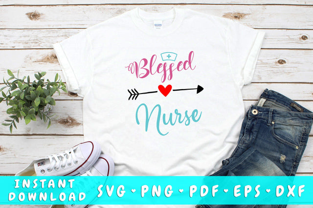 Blessed Nurse SVG SVG HappyDesignStudio 